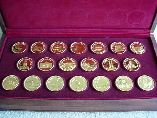 Franklin Mint Great American Landmarks Medals