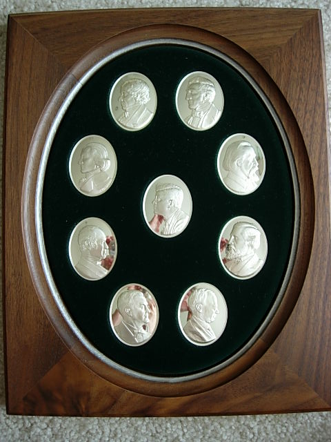 Franklin Mint John F. Kennedy Profiles in Courage Medals