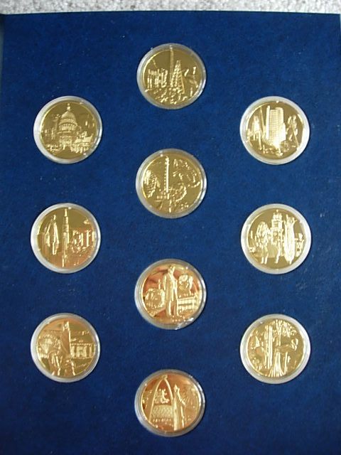 Franklin Mint States of the Union Treasures Medals
