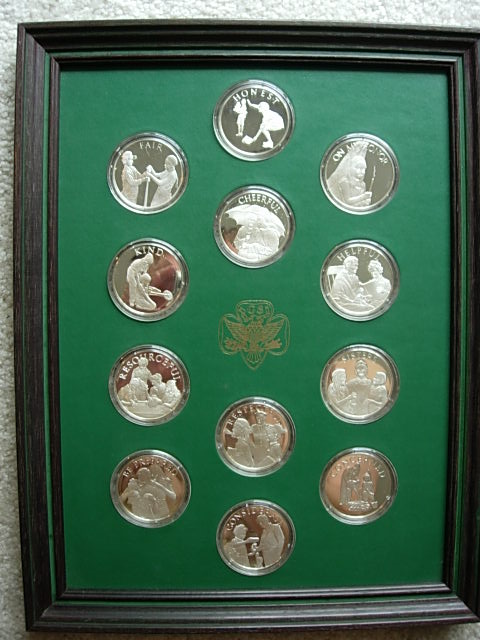 Franklin Mint Rockwell - Girl Scouts Medals