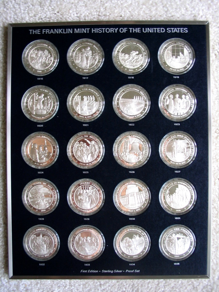 History of America Franklin Mint Bronze Rounds Your Choice $4.25 Each LOOK>>>>>> 