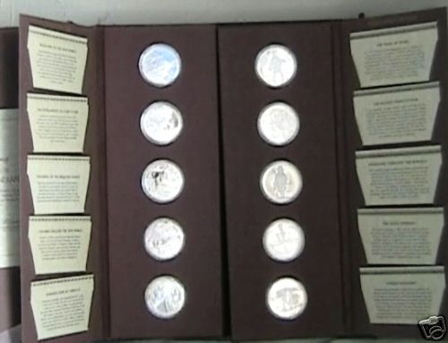 Franklin Mint Indian History Medals