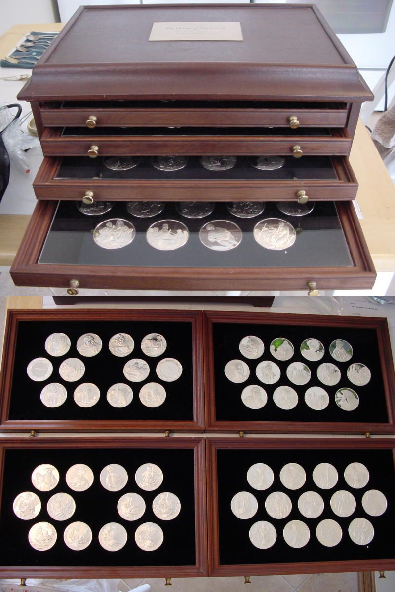 Franklin Mint Rembrandt's Genius Medals